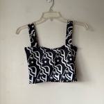 Dazey LA  Waterfall Woman Active Square Neck Swim Stretch Active Tank Top S Photo 6