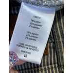 Calvin Klein Calvin‎ Klein Blue/White Striped Short Size 16 Pockets Zip High Rise Cuffed Photo 7