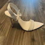 Steve Madden White Heeled Sandals Photo 2