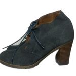 Ruff Hewn  Cypress Slate Gray Suede Leather Lace Up Ankle Boots Size 8.5 Photo 2