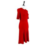 Banana Republic Sweater Dress Elbow Sleeves Round Neck Cherry Red Women’s Small Photo 1