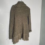 Boston Proper  Ruffled Open Cardigan Sweater Jacket Size Medium‎ Photo 3