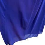 David's Bridal Beautiful PURPLE SHEER LONG CHIFFON DRESS WITH 
SWEETHEART NECKLINE Photo 2