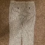 Laundry by Shelli Segal  Capri Pants 4 Black and Tan Geometric Print Cotton GUC Photo 1