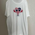 Old Navy  NWT American Flag Heart T Shirt Large Photo 2