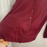Pendleton Burgundy Maroon Sweater Cardigan - Size Large Photo 3