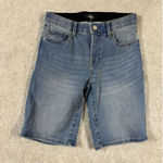 LuLaRoe jean shorts bermuda size 26 inseam 10 in EUC Photo 0