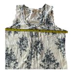 Soft Surroundings  blue floral ribbon tie front romantic tank top Size Medium Photo 4