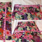 Natural Life  Live-In-It Knit ButterSoft Floral Mini Skirt Pink Multicolor S NWT Photo 9