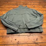 SONOMA Utility Jacket Olive Green Cargo Pockets Zip Front Bomber Style Women XL Photo 5