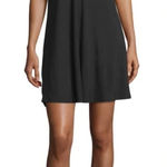 Haute Hippie Haute Hippie Cold-Shoulder Jersey Mini Dress Black Photo 0