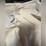 Commense White Cotton Jumpsuit Small NWT Photo 3