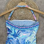 Lilly Pulitzer  Women’s Justina One Piece Swimsuit in Shade Seekers Engineered 4 Photo 5