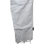 Pistola  Women's Jeans Button Fly Ripped Baggy Fray Hem‎ Denim White Sz. 30 Photo 6