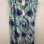 West Loop 2x$18 Size X-Large Tye Die Wide Leg Palazzo Pants Beachwear. New Photo 1