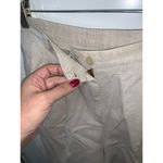 Liz Claiborne Women's Beige Linen Blend Dress Pants Size 10 Straight Leg Casual Photo 2