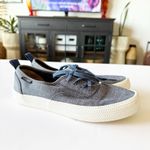 Sperry Crest Vibe Lace-up Sneakers Womens Size 7 Chambray Denim Look Preppy Boat Photo 7