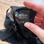 Babydoll lingerie black with blue and gold breast details. Photo 3