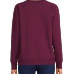 Beyond Yoga Raglan Crew Fleece Sweatshirt In Fig Heather Photo 2