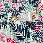 Beach lunch lounge Womens Tropical Print Blouse Top Multicolor Sleeveless Size X Green Photo 6