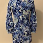 Lilly Pulitzer Bartlett Sweatshirt Dress Coastal Blue Photo 2