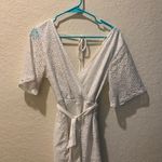 Miami White Lacy Romper Photo 0