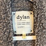 Dylan  Charcoal and Ebony Textured Vest faux fur sz XL Photo 1