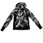 Lululemon  Scuba Hoodie III in Static Mist White Black, Sz 6 Photo 9