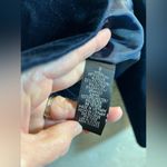 Navy Women's Blazer by Isabella, denim type blazer, unique laced up detail, crop Blue Size 8 Photo 8