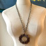 Lucky Brand Vintage starburst circle pendant necklace Photo 0