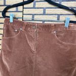 Woolrich  Brown‎ Corduroy Skirt Size 6 Photo 2