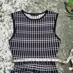 ZARA  White/Black Patterned Fit & Flare Dress Photo 2