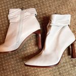 Vince Camuto Winter White Slouching Presindal Stiletto Leather Slouch Boot SZ 10 Photo 4