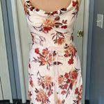 Here Comes the Sun  Floral Velvet Cowl Neck Mini Dress Photo 2