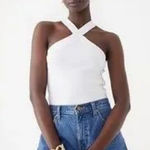 J.Crew NWT Fitted Halterneck Sweater-Tank in Supersculpt Yarn Size Large Photo 0