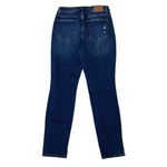 Judy Blue  Boyfriend Jeans Distressed Plaid Patch Dark Wash Stretch Denim 7 28‎ Photo 5