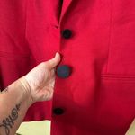 Jennifer Moore Red Wool Blazer Size 16 Photo 7
