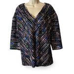 Dana Buchman Colorful Striped Top Photo 1