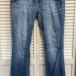 Miss Me  Easy Boot Jeans Flowers/Embroidered/Gem Logo Size 31 Low Rise Photo 0