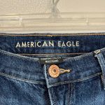 American Eagle 90s Flare Jeans 16 Short Comfort Stretch Waist Distressed Hem Photo 5