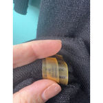 Calvin Klein Black Merino Wool Blend Sweater Dress | Long Sleeve Knit Midi | S Photo 4