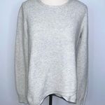 Madewell Feature Gray Green Colorblock Tulip Hem Knit Pullover Sweater Medium Photo 1