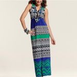 Chico's Chico’s Katrina‎ Abstract Tribal Sleeveless Maxi Dress Photo 6