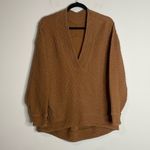 Lululemon | Women’s Rippled V-Neck Pullover Copper Brown Size 4 Photo 1