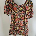 Billabong  Be Mine Babydoll Floral Mini Dress Size Small Photo 0