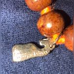 Vineyard Vines Wood Beaded Tassel Necklace with dustbag. Photo 6