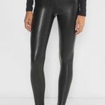 Aritzia Wilfred Free Daria Faux Leather Legging Pant in Black Size L Photo 8