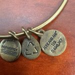 ALEX AND ANI Alex‎ and Ani Fleur De Lis Charm Bangle Bracelet, US Flag, Energy Tech Photo 5