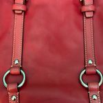 Coach  Gallery East/West Red Leather Tote Photo 11