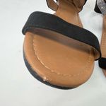 Olivia Miller  Day Dreams Ankle Strap Sandals W\Rhinestones Heel Zip 7 BLACK Photo 8